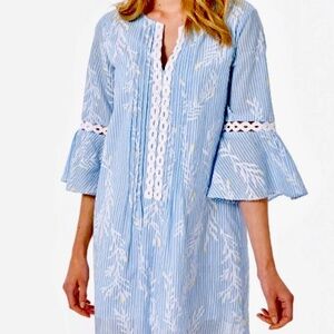 Lilly Pulitzer Hollie Tunic Dress - Zanzibar Blue - Size XL NWT